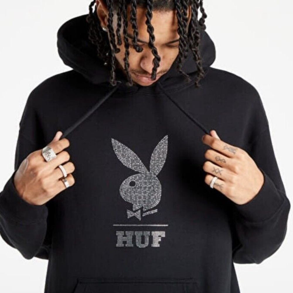 HUF X Playboy Rhinestone P/O Hoodie